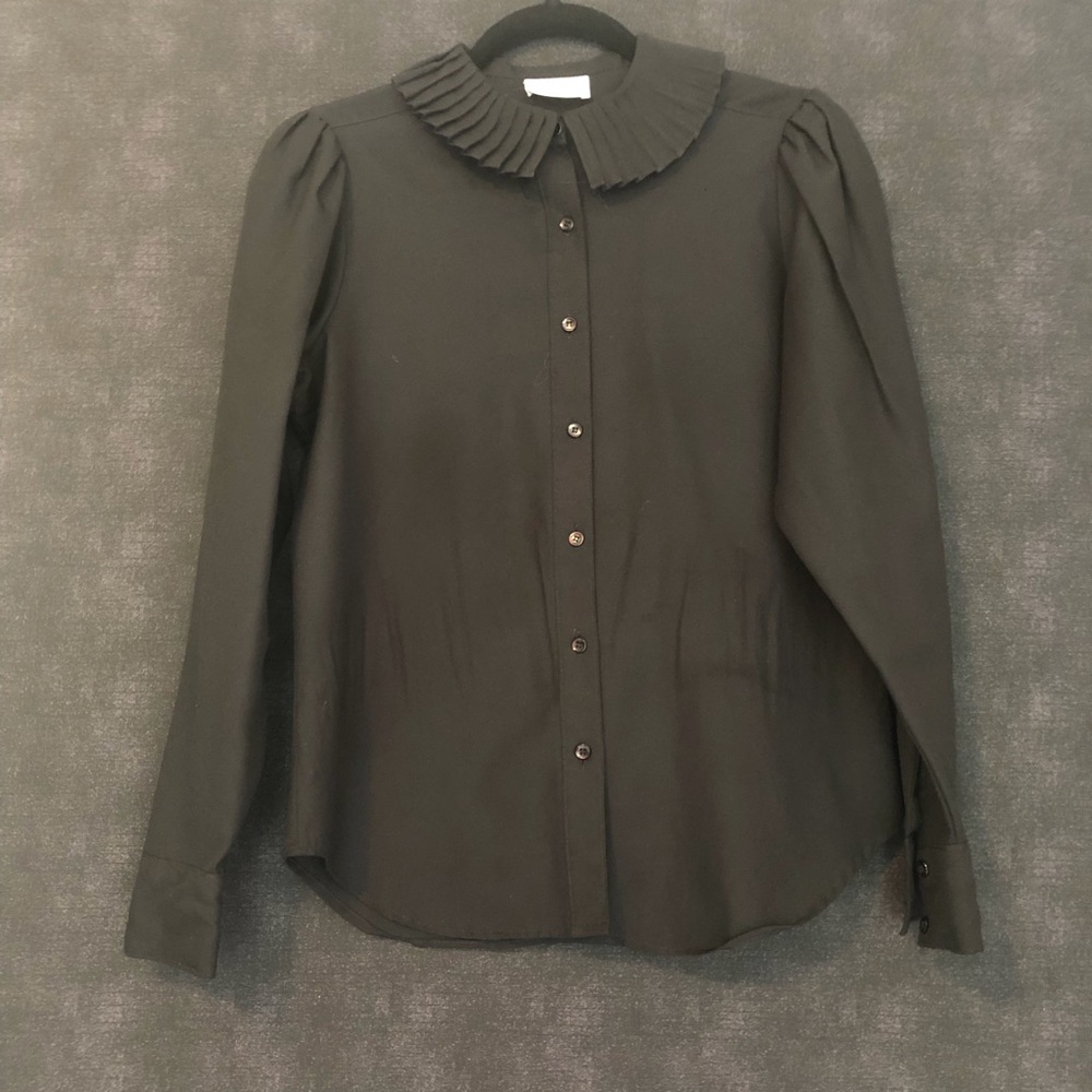 VINTAGE▪️Levi Strauss Black Button Down Blouse